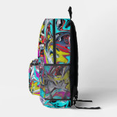 Sac À Dos Imprimé Graffiti urbain (Droite)