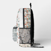 Sac À Dos Imprimé Grands Lacs Camping Sauvage | Monogram (Droite)