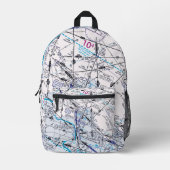 Sac À Dos Imprimé Graphique aéronautique (Recto)