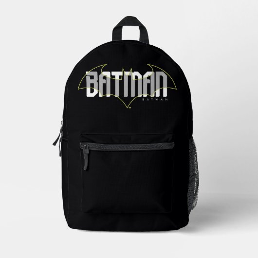Sac À Dos Imprimé Graphisme du nom Hi-Tech de Batman (Recto)