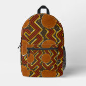 Sac À Dos Imprimé Gras Afrique (Recto)