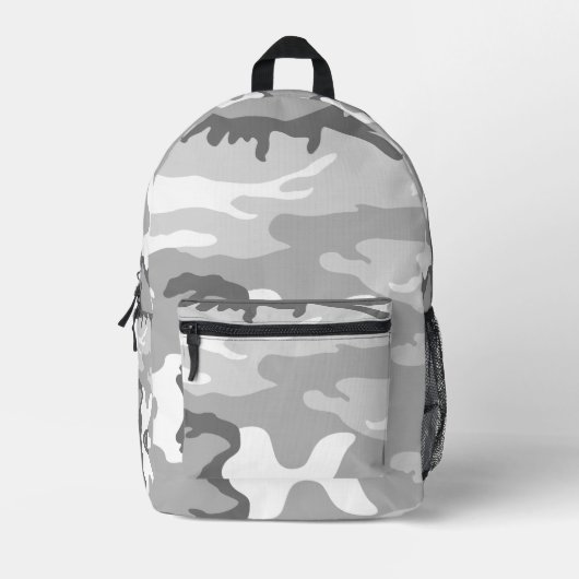 Sac À Dos Imprimé Gray Urban Military Camouflage Pattern (Recto)