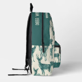 Sac À Dos Imprimé Green Deers (Gauche)