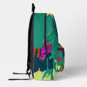 Sac À Dos Imprimé Grenouille rétro avec casque | Drôle (Gauche)