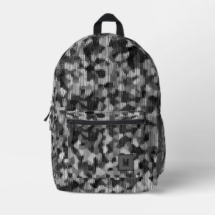 Sac À Dos Imprimé Grey serpent caméra numérique futuriste