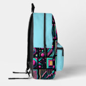 Sac À Dos Imprimé Grille rétro (Gauche)