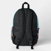 Sac À Dos Imprimé Grille rétro (Verso)