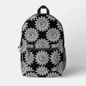 Sac À Dos Imprimé Gris (Recto)