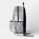 Sac À Dos Imprimé Gris géométrique (Droite)
