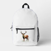 Sac À Dos Imprimé Gros Cerf Raté (Recto)