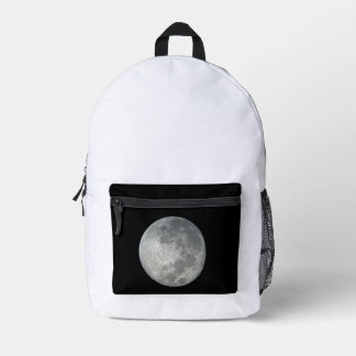 Sac À Dos Imprimé Gros plan sur la pleine lune dans le ciel nocturne