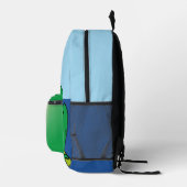 Sac À Dos Imprimé Grosse grenouille verte (Droite)