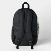 Sac À Dos Imprimé Grunge (Verso)