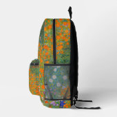 Sac À Dos Imprimé Gustav Klimt - Jardin des fleurs (Droite)