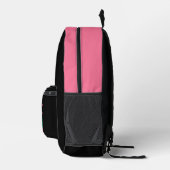 Sac À Dos Imprimé Gymnaste d'art Abstrait rose (Droite)