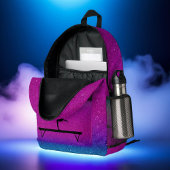 Sac À Dos Imprimé Gymnastique fille violet bleu Ombre