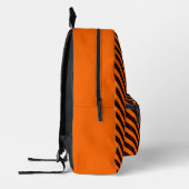 Sac À Dos Imprimé Halloween Magic Bee Witch Orange et Black Stripes (Gauche)