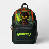 Sac À Dos Imprimé Halloween Samurai guerrier - Déplaisant japonais É (Recto)