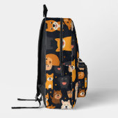 Sac À Dos Imprimé Happy dog collage (Gauche)