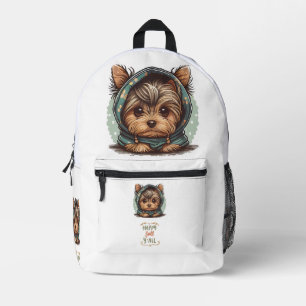 Sac À Dos Imprimé Happy Fall Y'all Yorkshire Terrier Sweat - shirt à