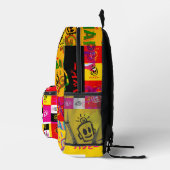 Sac À Dos Imprimé HAPPY GLITCHED Backpack (Droite)