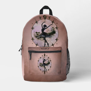 Sac À Dos Imprimé Harmonie du mouvement La ballerine dans l'étoile