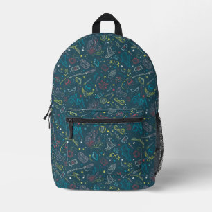 Sac À Dos Imprimé HARRY POTTER™ Artefacts Line Art Motif