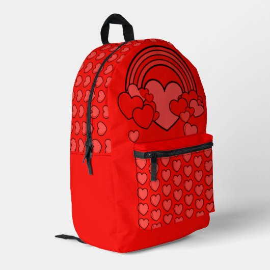 Sac À Dos Imprimé 'Hearts' Galore!' Backpack  (Coin arrière gauche)