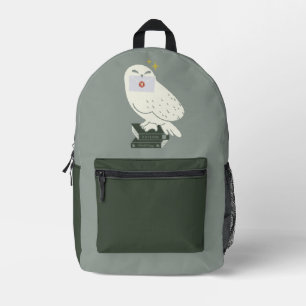 Sac À Dos Imprimé Hedwig avec lettre dessin fantaisiste