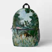Sac À Dos Imprimé Henri Rousseau - La jungle équatoriale (Recto)