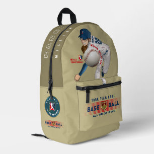 Sac À Dos Imprimé Héros de baseball avec bras de millions de dollars
