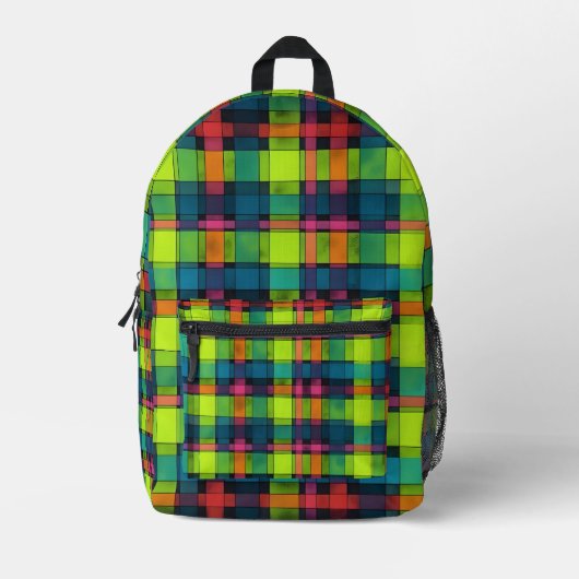 Sac À Dos Imprimé "HexWeave" (Recto)