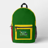 Sac À Dos Imprimé HI54EDU Retour à l'école (Recto)