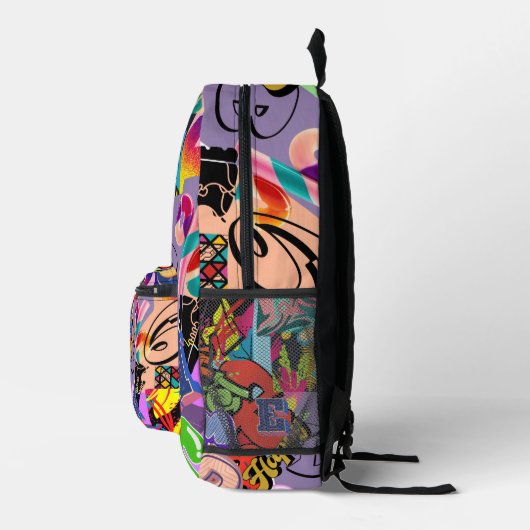 Sac À Dos Imprimé Hiphop backpack (Droite)