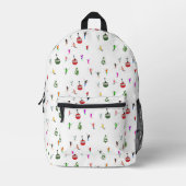 Sac À Dos Imprimé Hiver Skieurs de descente Motif de ski (Recto)