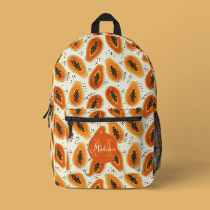 Sac À Dos Imprimé Hiya Papaya Motif & Monogramme