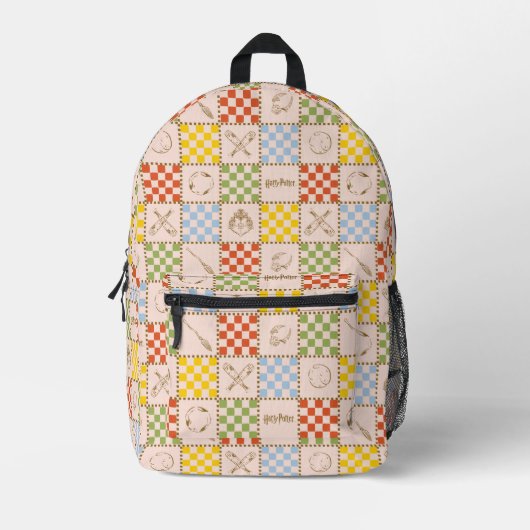 Sac À Dos Imprimé HOGWARTS™ QUIDDITCH™ Team Checker Pattern (Recto)