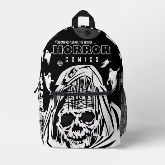Sac À Dos Imprimé HORROR Comics Backpack (Recto)