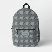Sac À Dos Imprimé Houndstooth Plaid Camouflage (Recto)