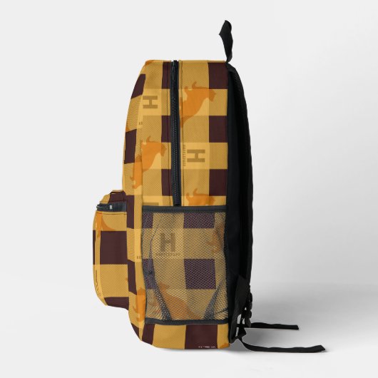 Sac À Dos Imprimé HUFFLEPUFF™ Check Plaid Motif (Droite)