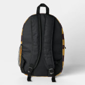 Sac À Dos Imprimé HUFFLEPUFF™ Check Plaid Motif (Verso)