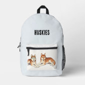 Sac À Dos Imprimé Husky backpack (Recto)