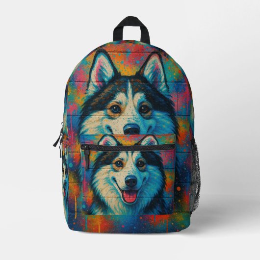 Sac À Dos Imprimé Husky Spectrum (Recto)