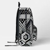 Sac À Dos Imprimé Illusion monochrome (Gauche)