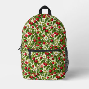 Sac À Dos Imprimé Illustration botanique vintage de framboise