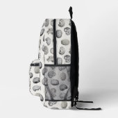 Sac À Dos Imprimé Illustrations d'anatomie cérébrale et de biologie (Droite)