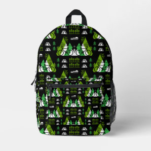 Sac À Dos Imprimé Impression actuelle sur le thème du vélo