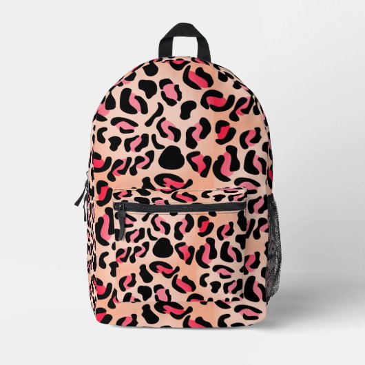 Sac À Dos Imprimé Impression d'animal de motif léopard moderne (Recto)
