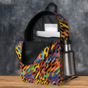 Sac À Dos Imprimé Impression d'animal sauvage coloré et unique de sa