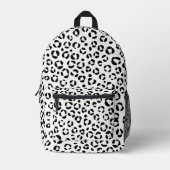Sac À Dos Imprimé Impression d'animaux en N&B (Recto)